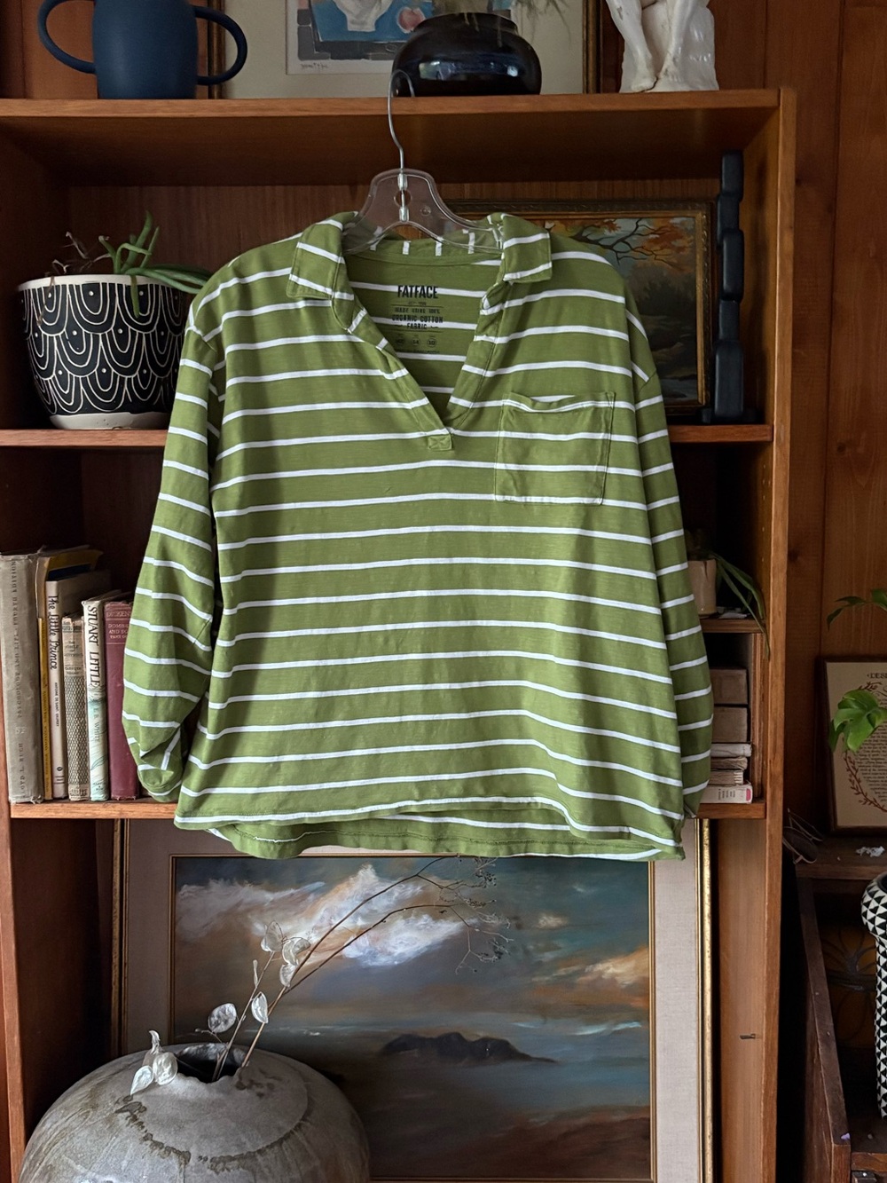 FatFace Preppy Stripe Organic Cotton Long Sleeve 10